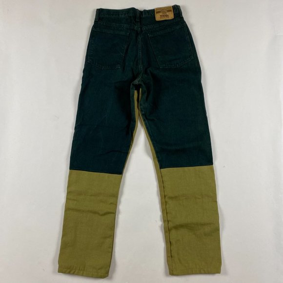 Vintage Wrangler Briar Brush Double Knee Pants 32 x 32 Fits 30 x 32 Green - Picture 2 of 12